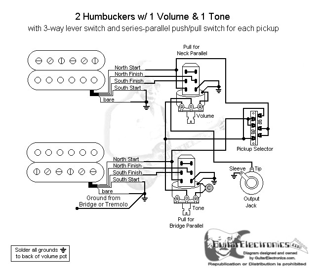 2 humbuckers 3 way lever switch 1 volume 1 tone series parallel One Tone Humbucker Wiring-Diagram wd2hh3l11_04__94052 1470694237 1280 1280 jpg?c\u003d2